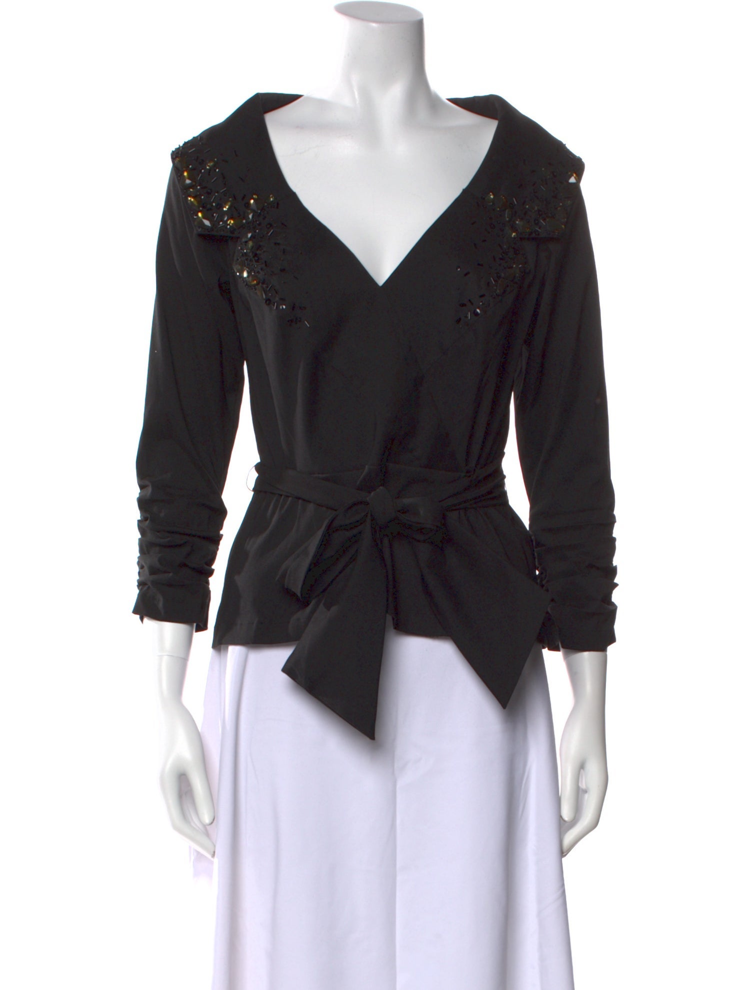 Tadashi Shoji Three-Quarter Sleeve Top