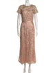 Tadashi Shoji Floral Print Long Dress