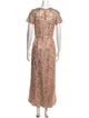 Tadashi Shoji Floral Print Long Dress