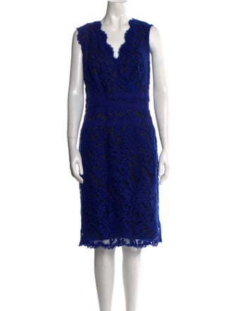 Tadashi Shoji Lace Knee-Length Dress