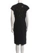 Tadashi Shoji V-Neck Knee-Length Dress