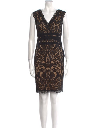 Tadashi Shoji Lace Pattern Mini Dress