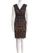 Tadashi Shoji Lace Pattern Mini Dress