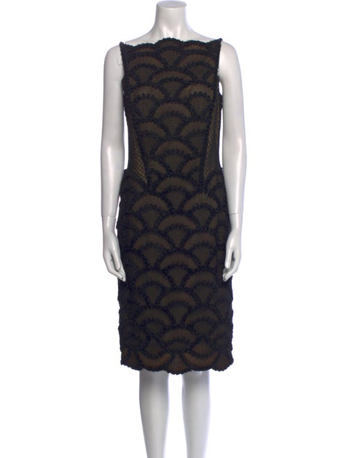 Tadashi Shoji Lace Pattern Knee-Length Dress