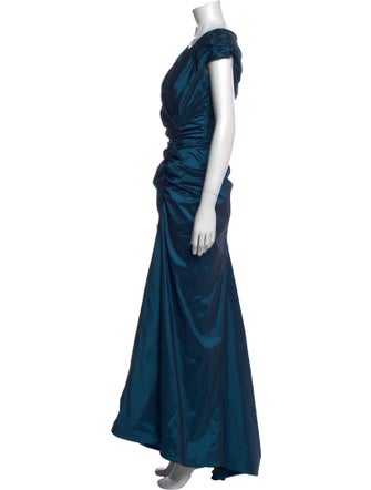 Tadashi Shoji Cowl Neck Long Dress