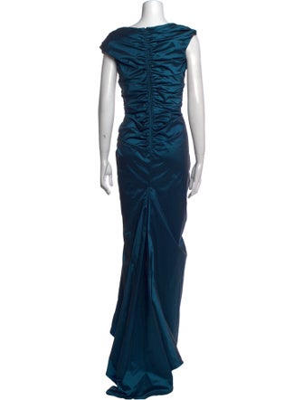 Tadashi Shoji Cowl Neck Long Dress