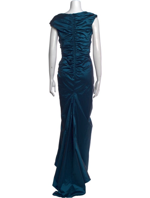 Tadashi Shoji Cowl Neck Long Dress