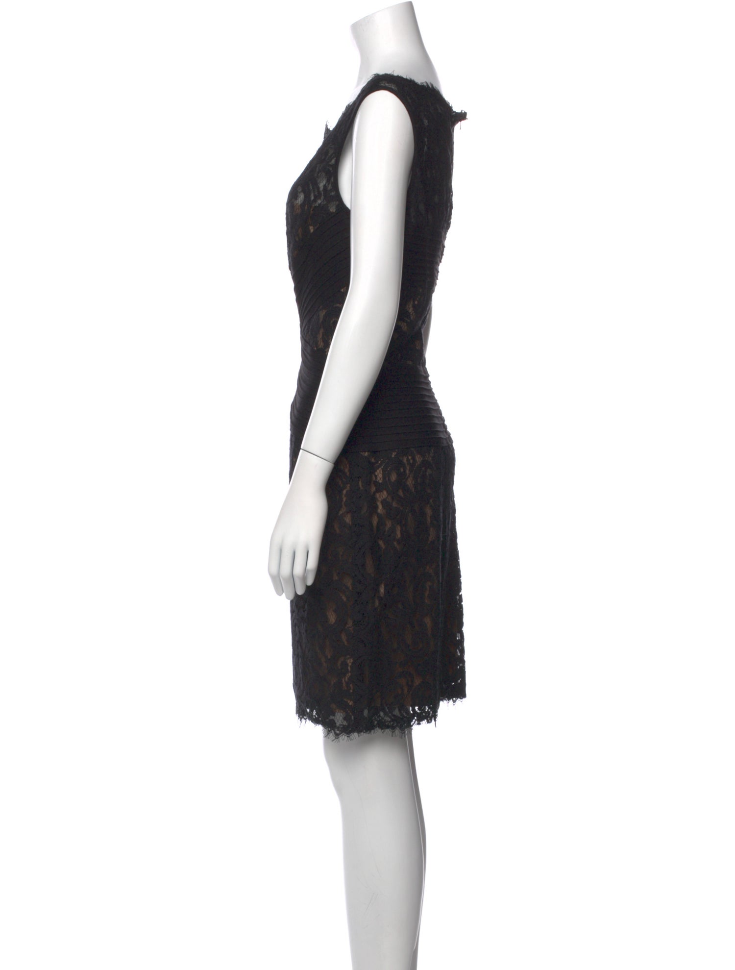 Tadashi Shoji Lace Pattern Mini Dress