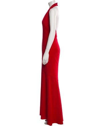 Tadashi Shoji Halterneck Long Dress