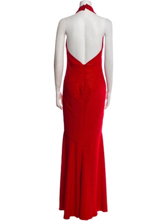 Tadashi Shoji Halterneck Long Dress