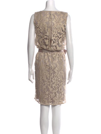 Tadashi Shoji Lace Pattern Knee-Length Dress