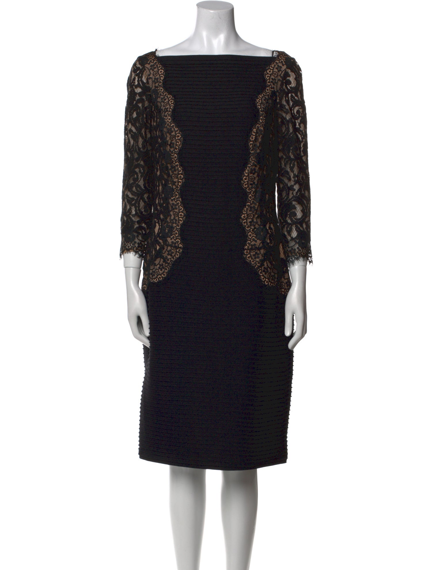 Tadashi Shoji Lace Pattern Knee-Length Dress