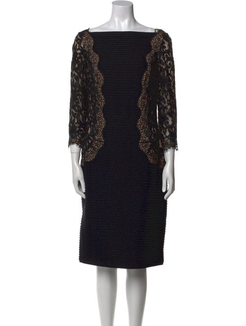 Tadashi Shoji Lace Pattern Knee-Length Dress