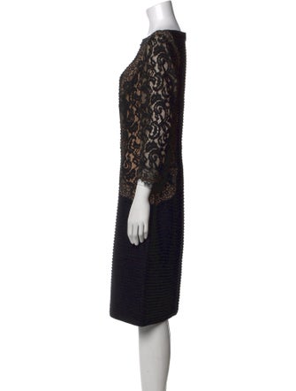 Tadashi Shoji Lace Pattern Knee-Length Dress