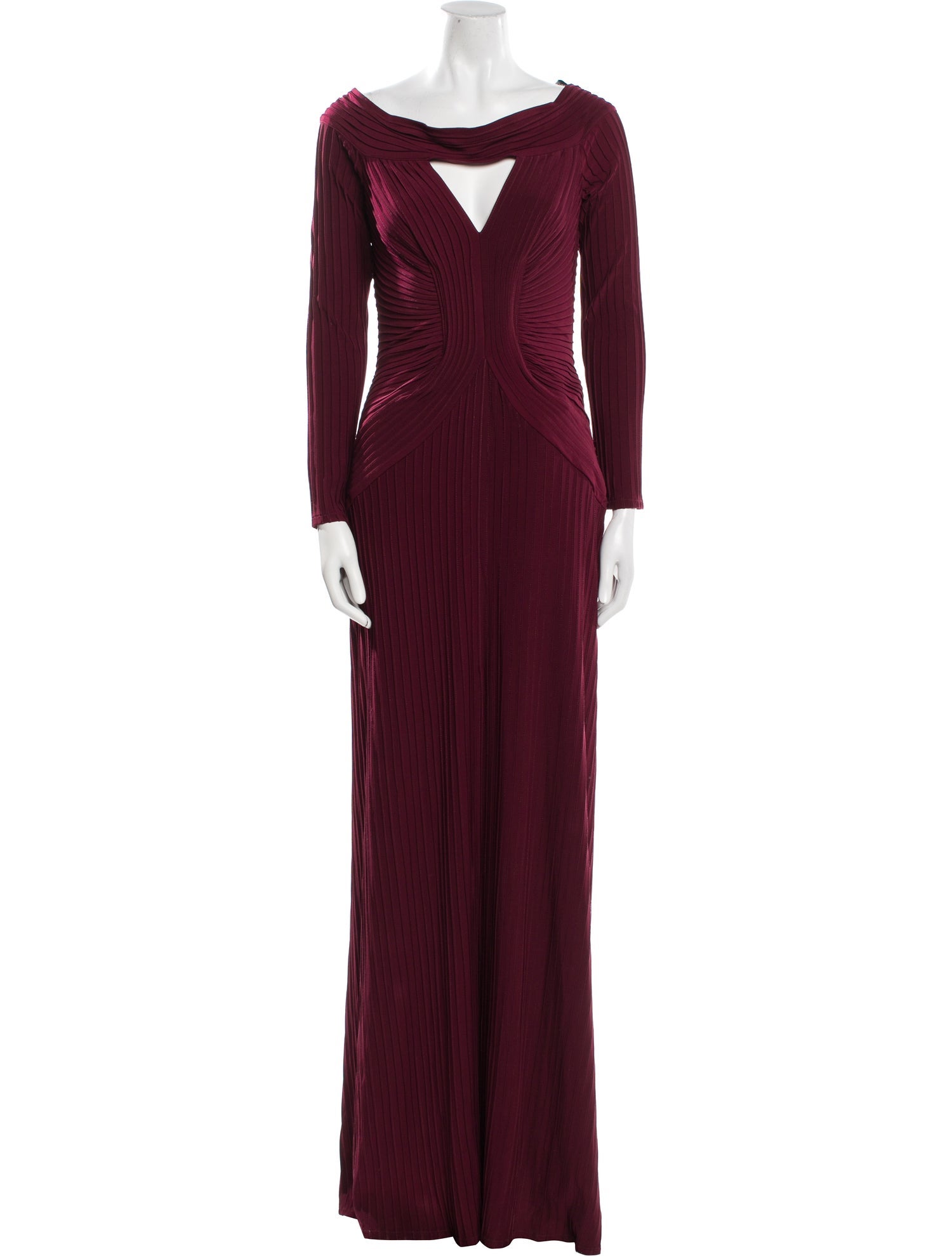 Tadashi Shoji V-Neck Long Dress w/ Tags