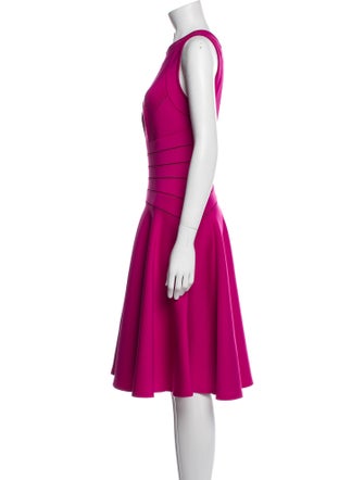 Tadashi Shoji Crew Neck Knee-Length Dress