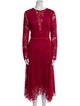 Tadashi Shoji Lace Pattern Long Dress