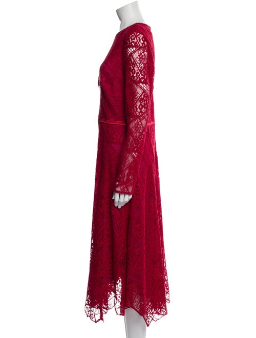 Tadashi Shoji Lace Pattern Long Dress