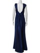 Tadashi Shoji V-Neck Long Dress