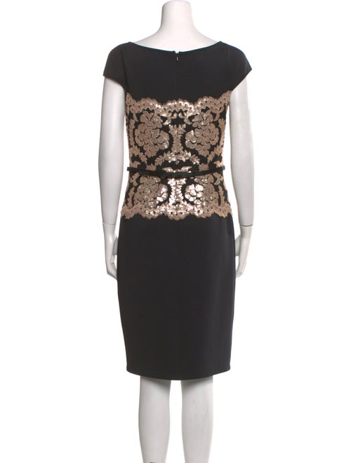 Tadashi Shoji Lace Pattern Knee-Length Dress