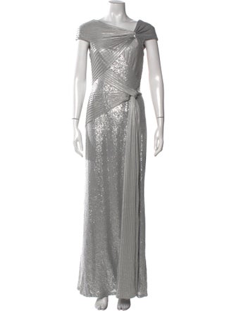 Tadashi Shoji One-Shoulder Long Dress