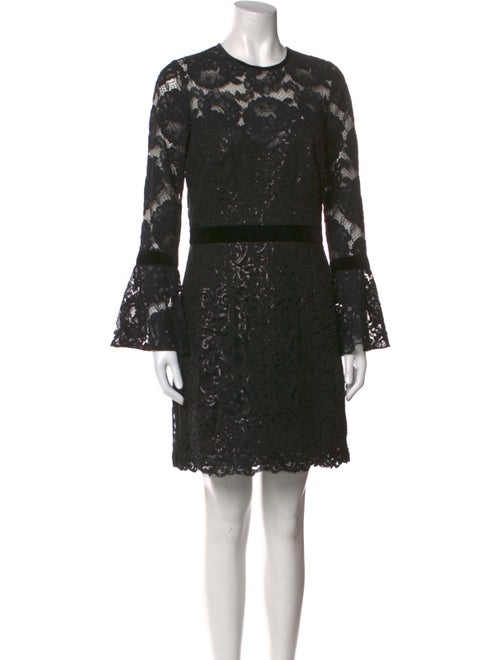 Tadashi Shoji Crew Neck Mini Dress