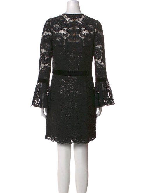 Tadashi Shoji Crew Neck Mini Dress