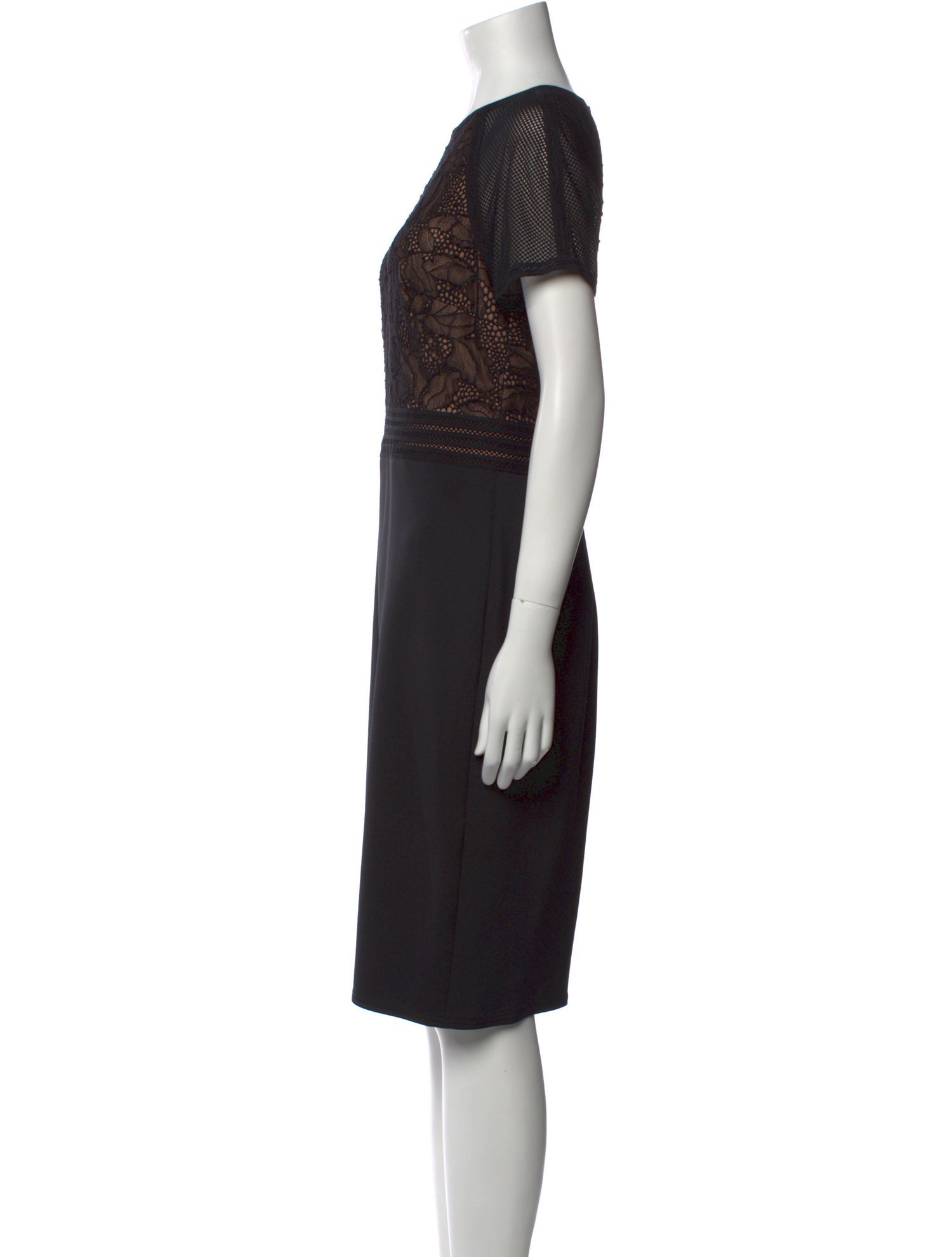 Tadashi Shoji Crew Neck Knee-Length Dress