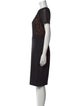 Tadashi Shoji Crew Neck Knee-Length Dress