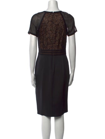 Tadashi Shoji Crew Neck Knee-Length Dress