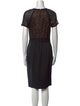 Tadashi Shoji Crew Neck Knee-Length Dress