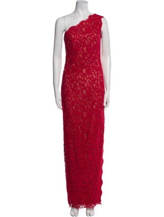 Tadashi Shoji Lace Pattern Long Dress