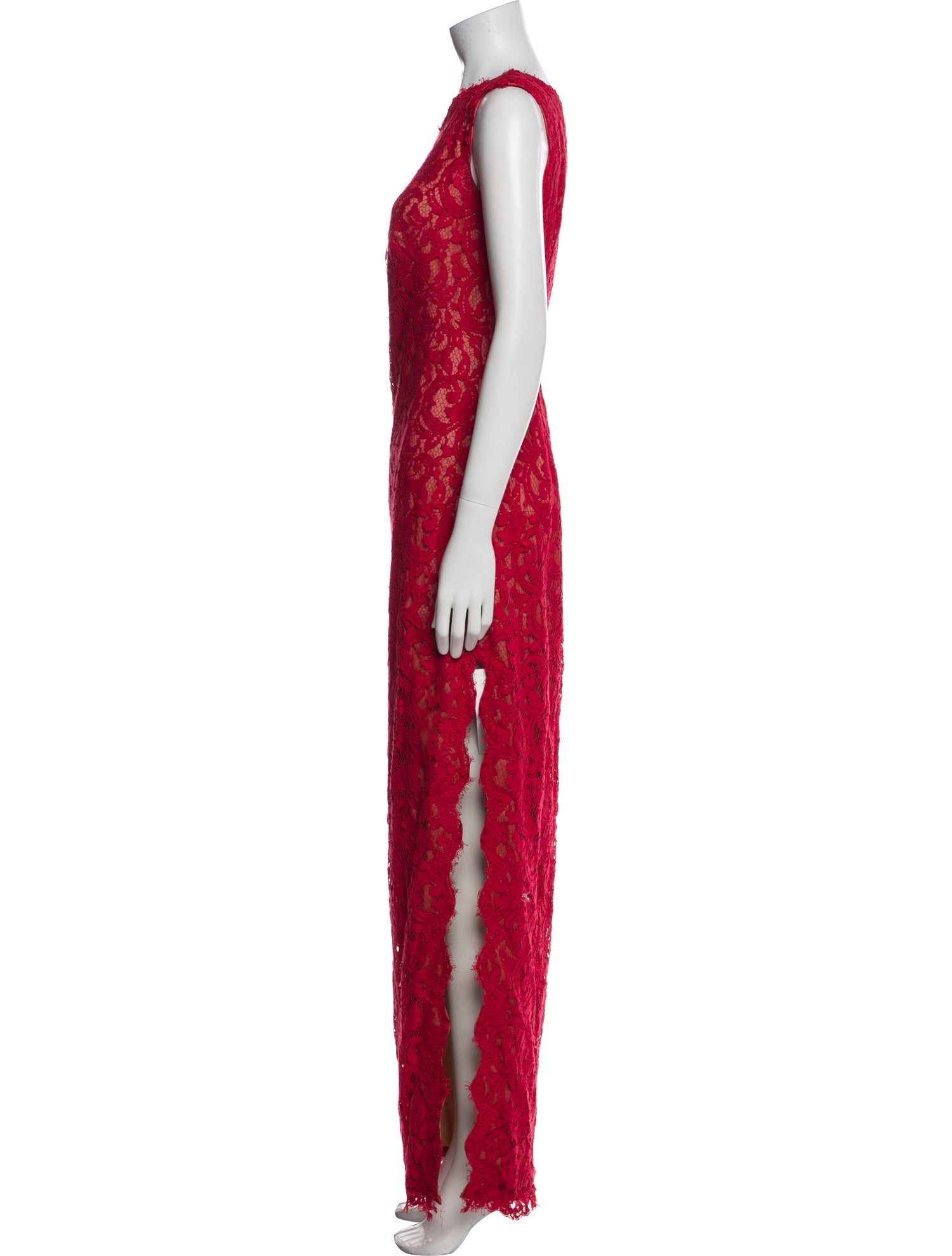 Tadashi Shoji Lace Pattern Long Dress