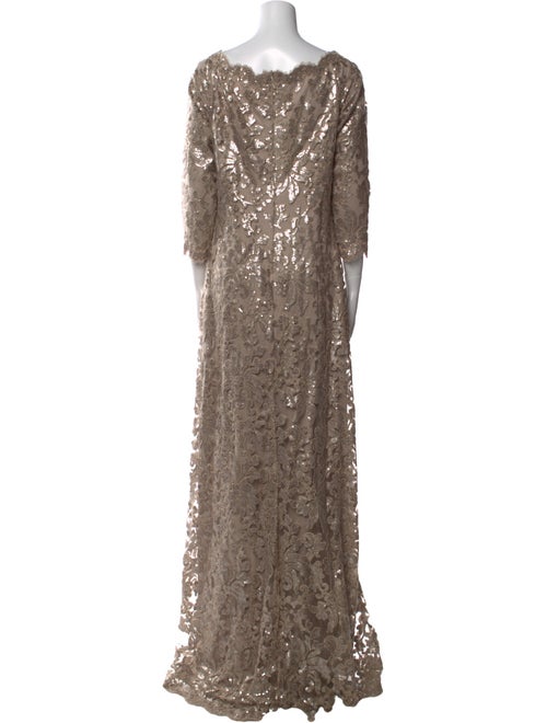 Tadashi Shoji Cowl Neck Long Dress