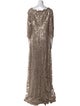 Tadashi Shoji Cowl Neck Long Dress
