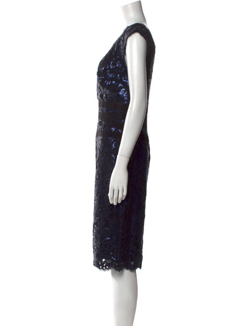 Tadashi Shoji Lace Pattern Knee-Length Dress
