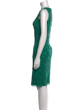 Tadashi Shoji Lace Pattern Knee-Length Dress