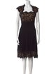 Tadashi Shoji Lace Pattern Knee-Length Dress