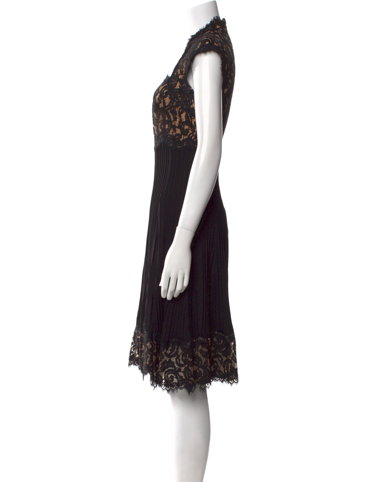 Tadashi Shoji Lace Pattern Knee-Length Dress