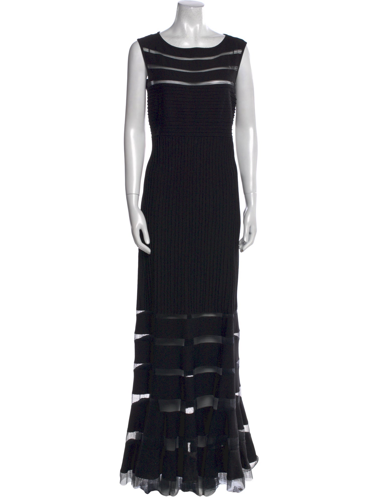 Tadashi Shoji Striped Long Dress