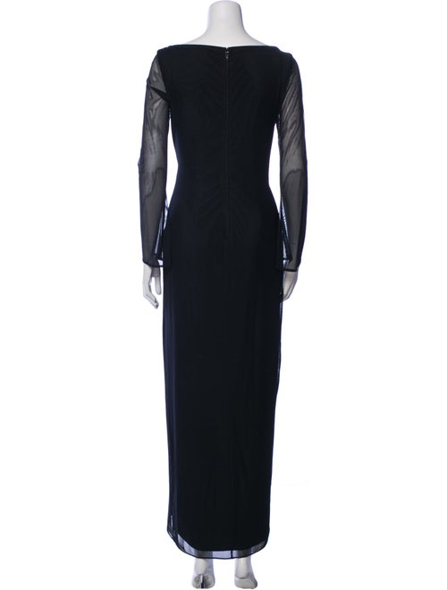 Tadashi Shoji V-Neck Long Dress