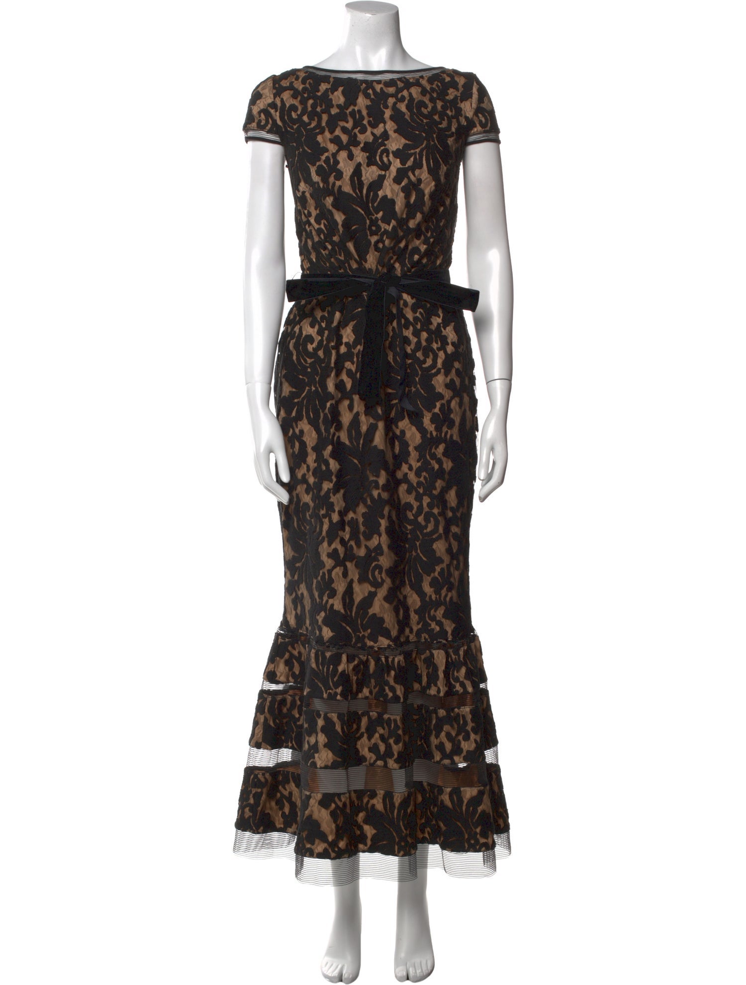 Tadashi Shoji Animal Print Long Dress