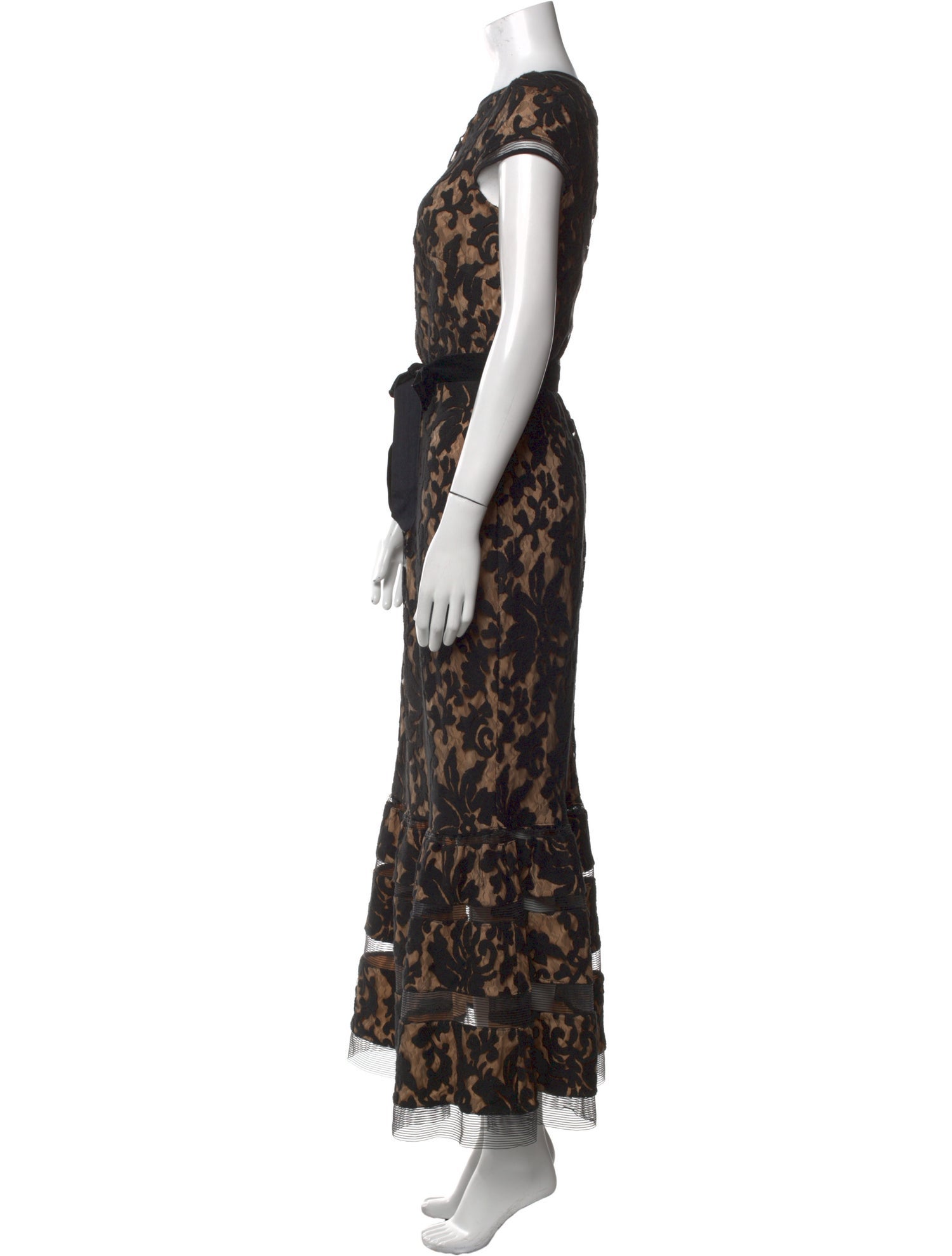 Tadashi Shoji Animal Print Long Dress