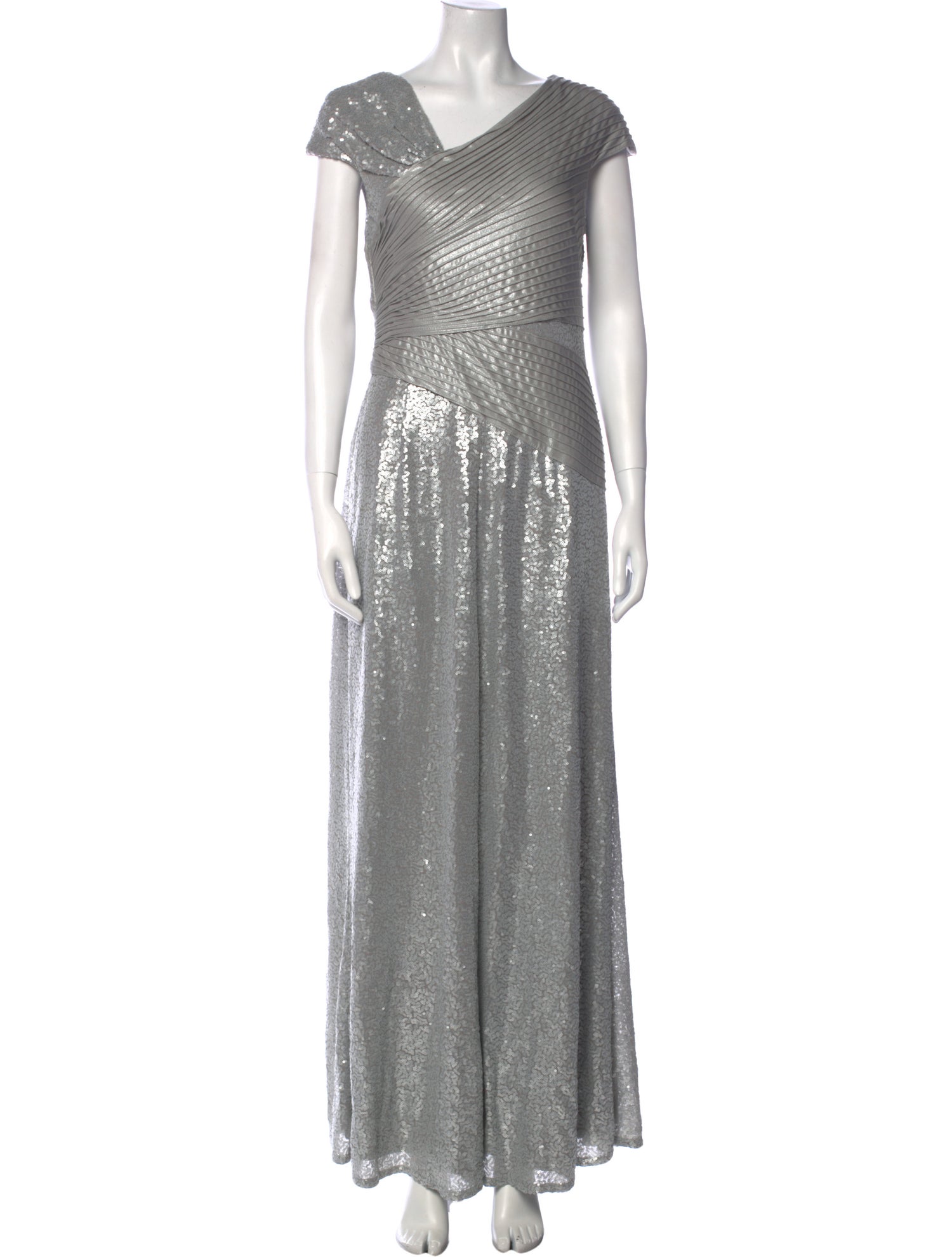 Tadashi Shoji One-Shoulder Long Dress w/ Tags