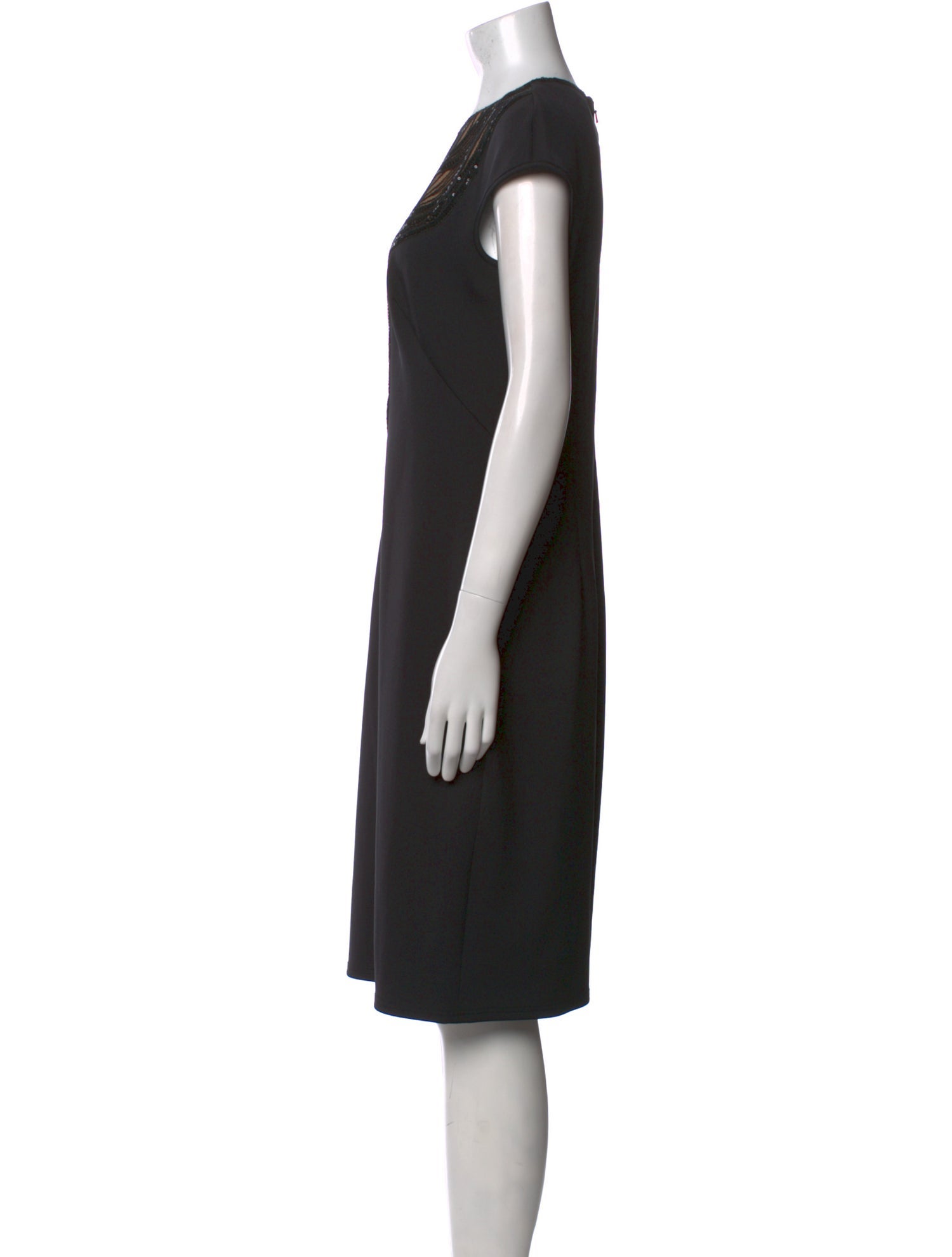 Tadashi Shoji Crew Neck Knee-Length Dress w/ Tags
