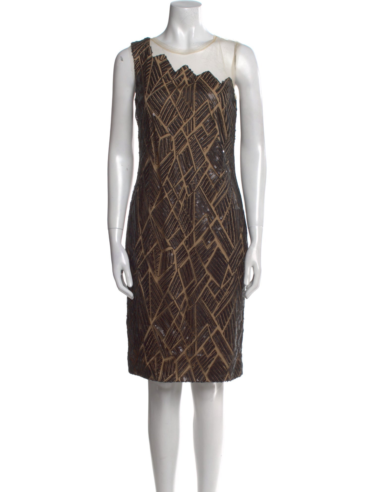 Tadashi Shoji Printed Knee-Length Dress