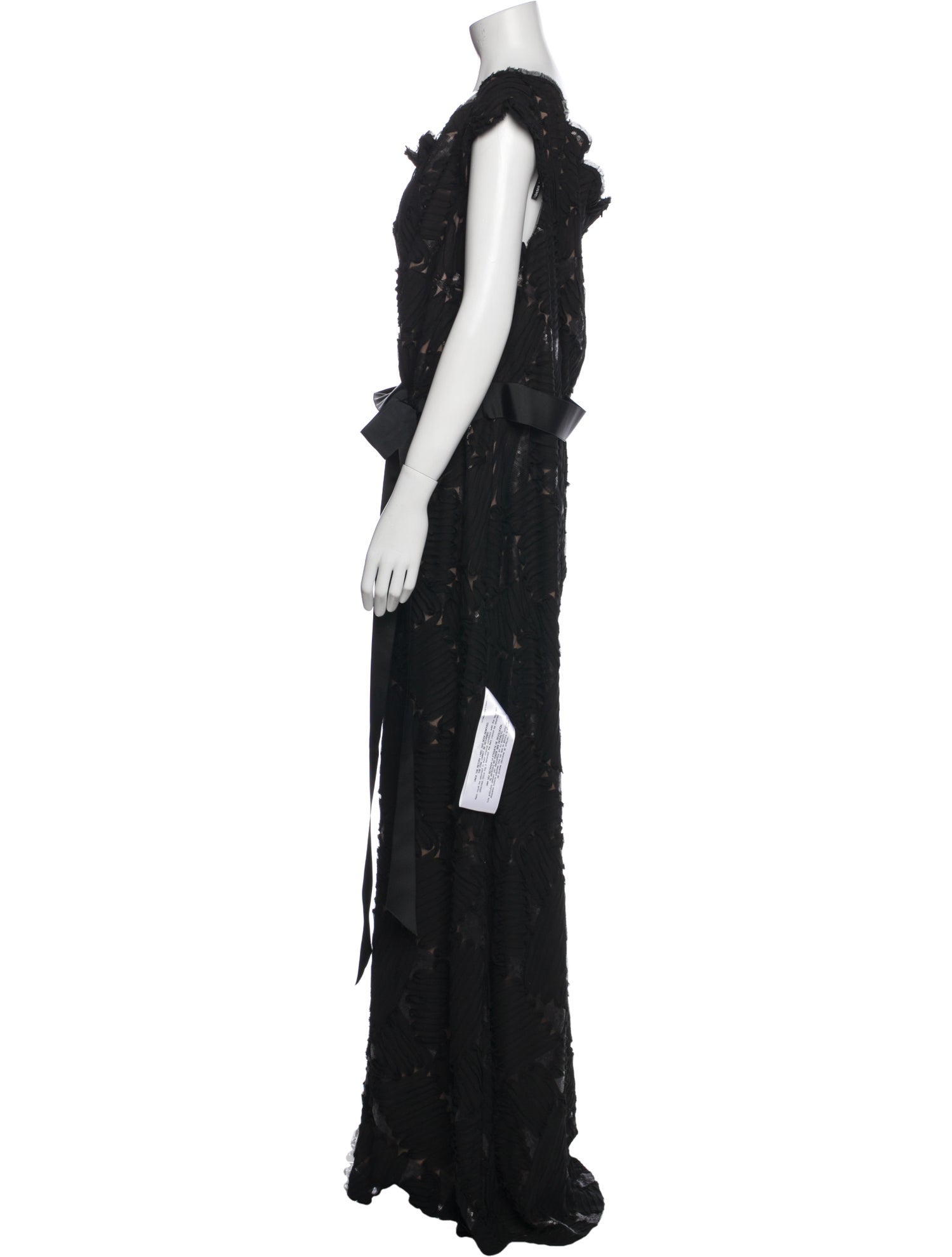 Tadashi Shoji Lace Pattern Long Dress
