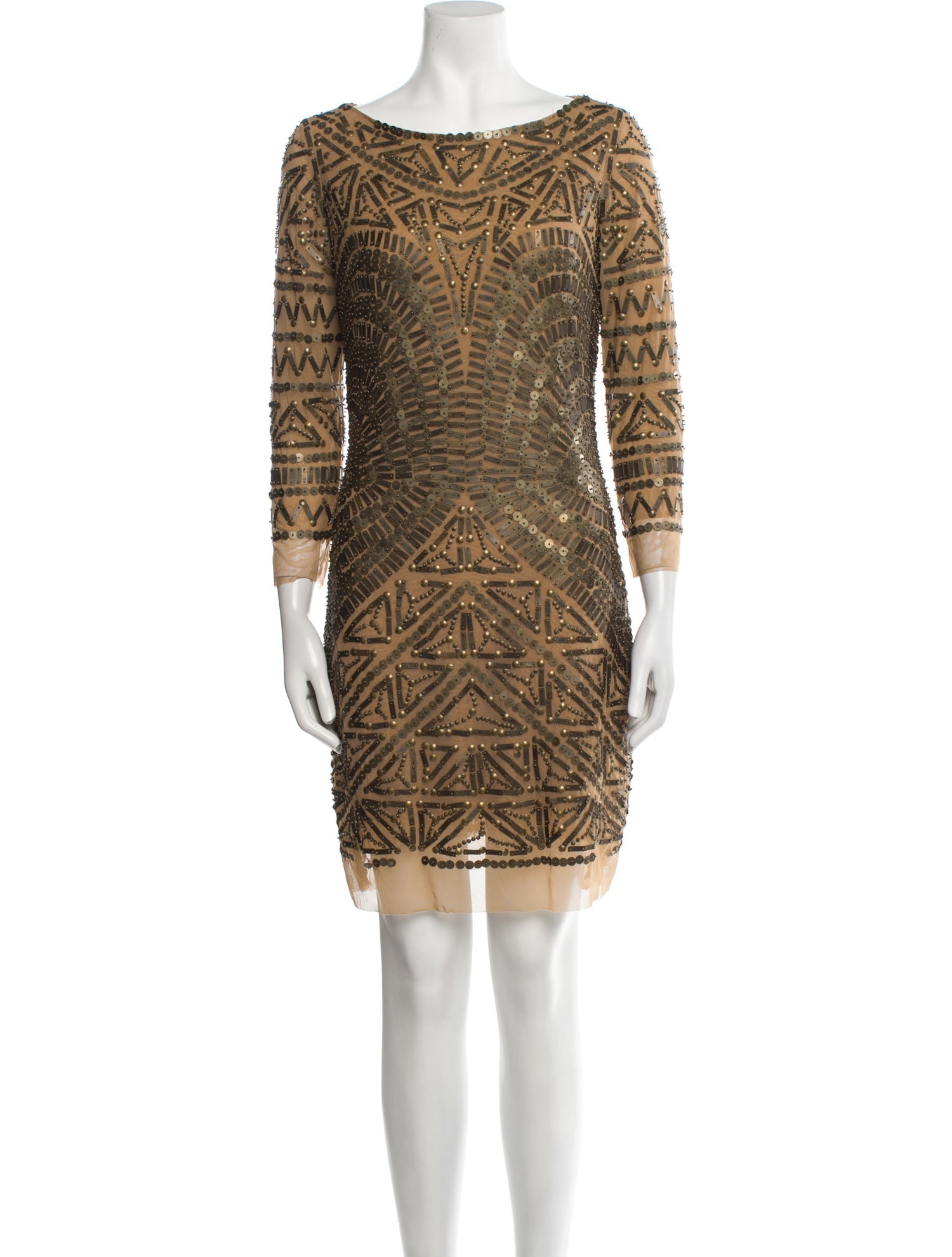 tadashi brown dress Tadashi Shoji BSJ24030L