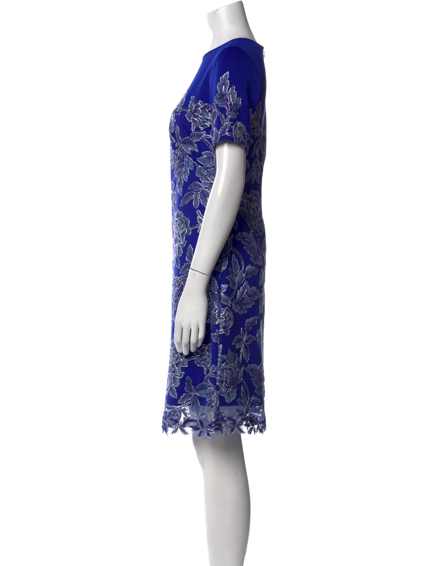 Tadashi Shoji Lace Pattern Knee-Length Dress