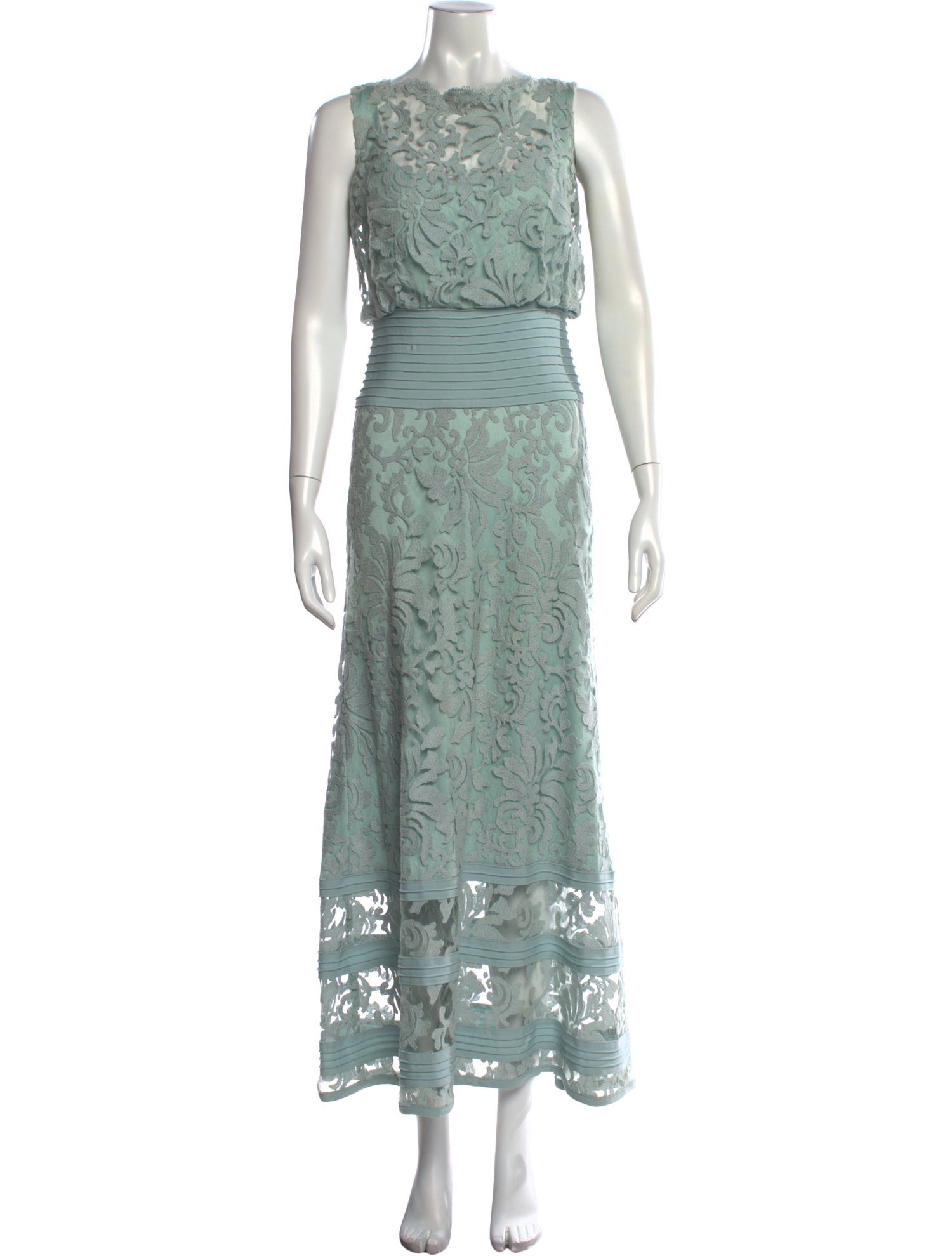 Tadashi Shoji Lace Pattern Long Dress